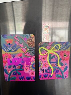 Set of 2 Magnets & a Bookmark (Natural Life Magnets)